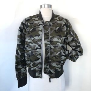 Uniqlo Camo Bomber
